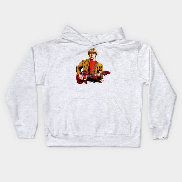 Joe South - An illustration by Paul Cemmick Kids Hoodie by PLAYDIGITAL2020